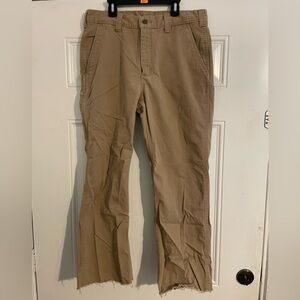 Carhartt Tan Chinos Durable Cotton Relaxed Fit 34x30